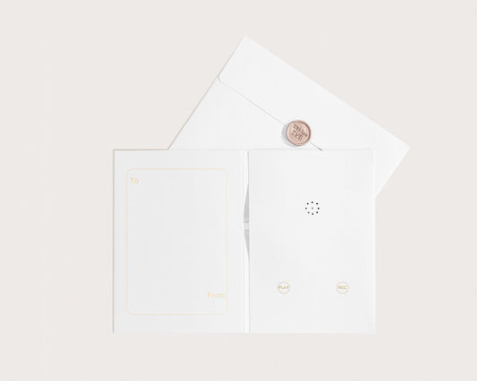 Introducing the Ultimate Luxury Greeting Experience: The Visual Book's Audio Greeting Card