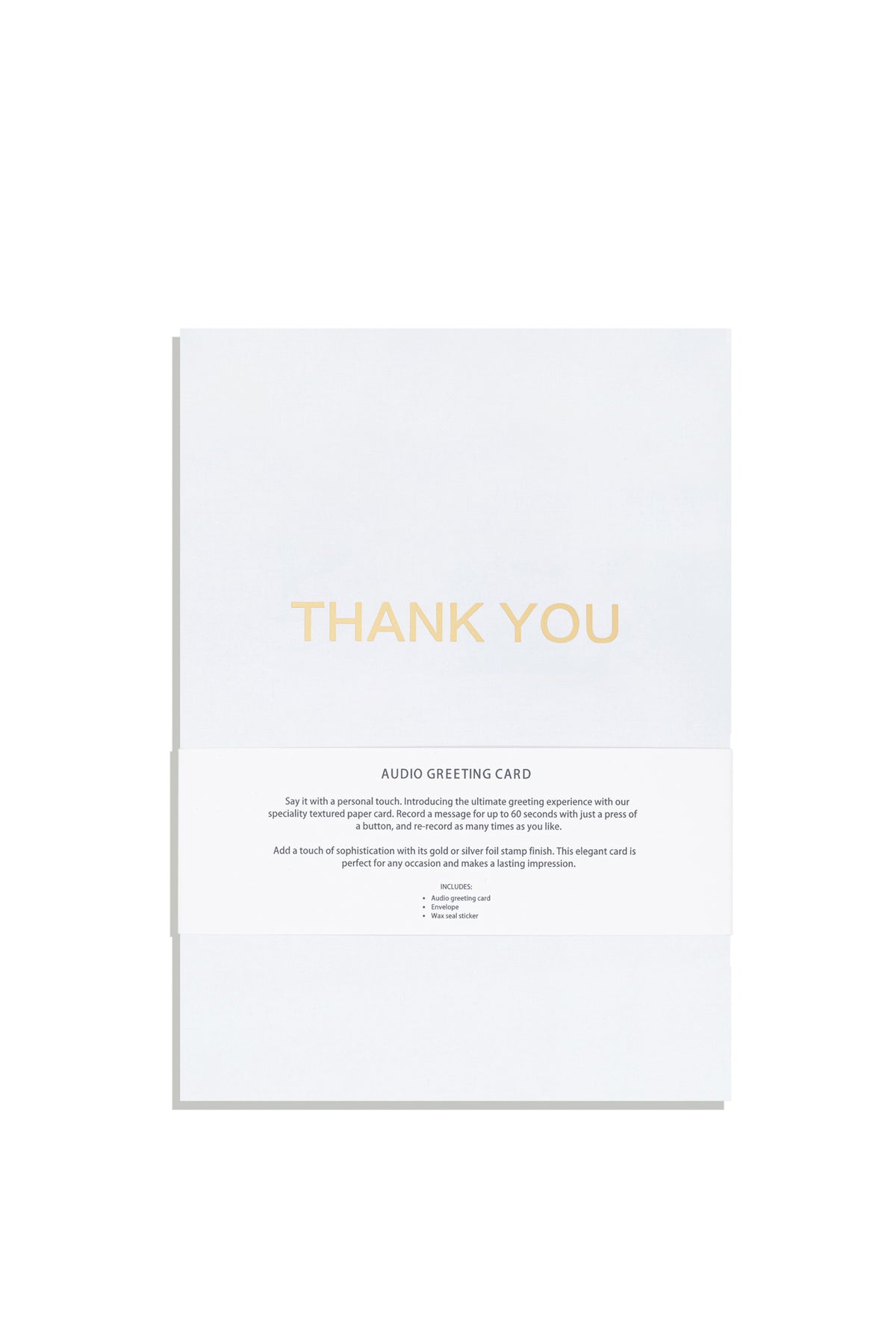 Thank You - Recordable Voice Greeting Card