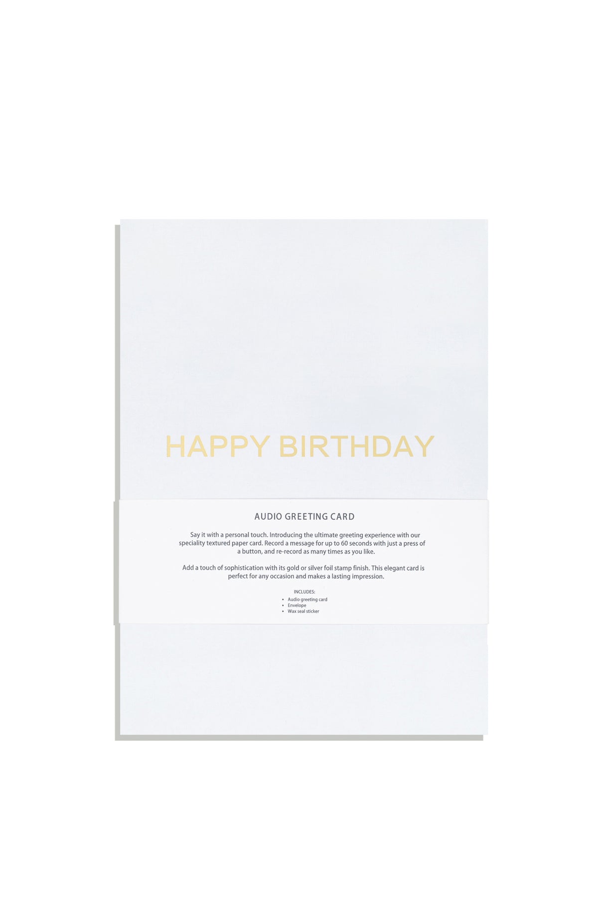 Happy Birthday - Recordable Voice Greeting Card