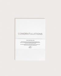 Congratulations - Recordable Voice Greeting Card