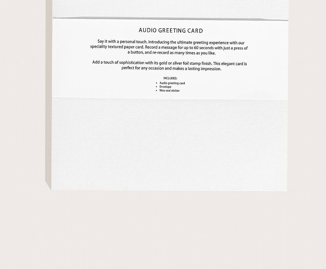 Thank You - Recordable Voice Greeting Card