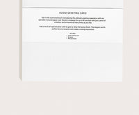 Thank You - Recordable Voice Greeting Card