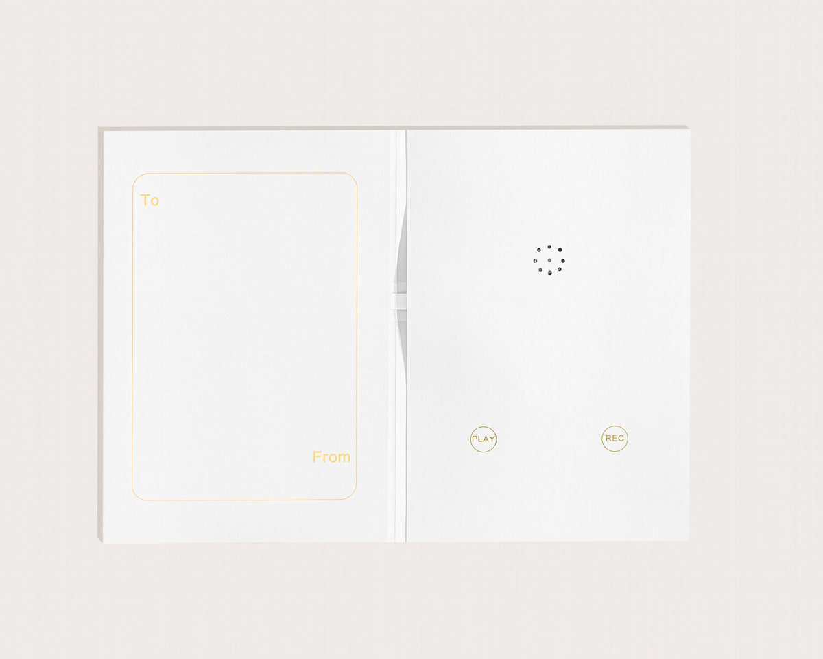 Thank You - Recordable Voice Greeting Card